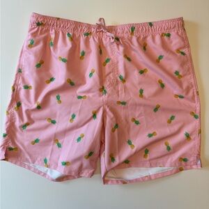 Old Navy Printed Swim Trunks -- 5-inch inseam